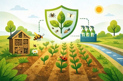 control ecológico de plagas huerto