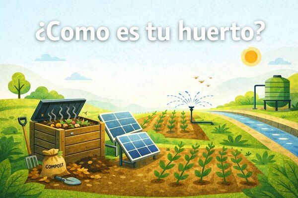 como es tu huerto sostenible?