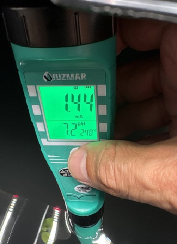 medidor ph 2 medidor de ph, ms y temperatura en sistema hidropónico casero (huertosostenible.com)